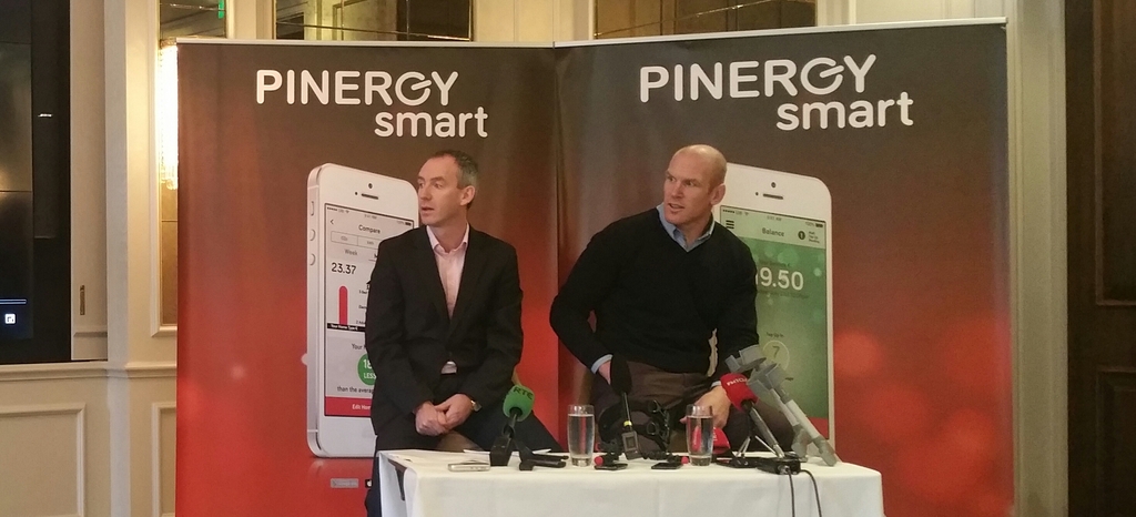 Pinergy CEO Enda Gunnell and Paul O'Connell