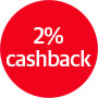 2 percent cashback